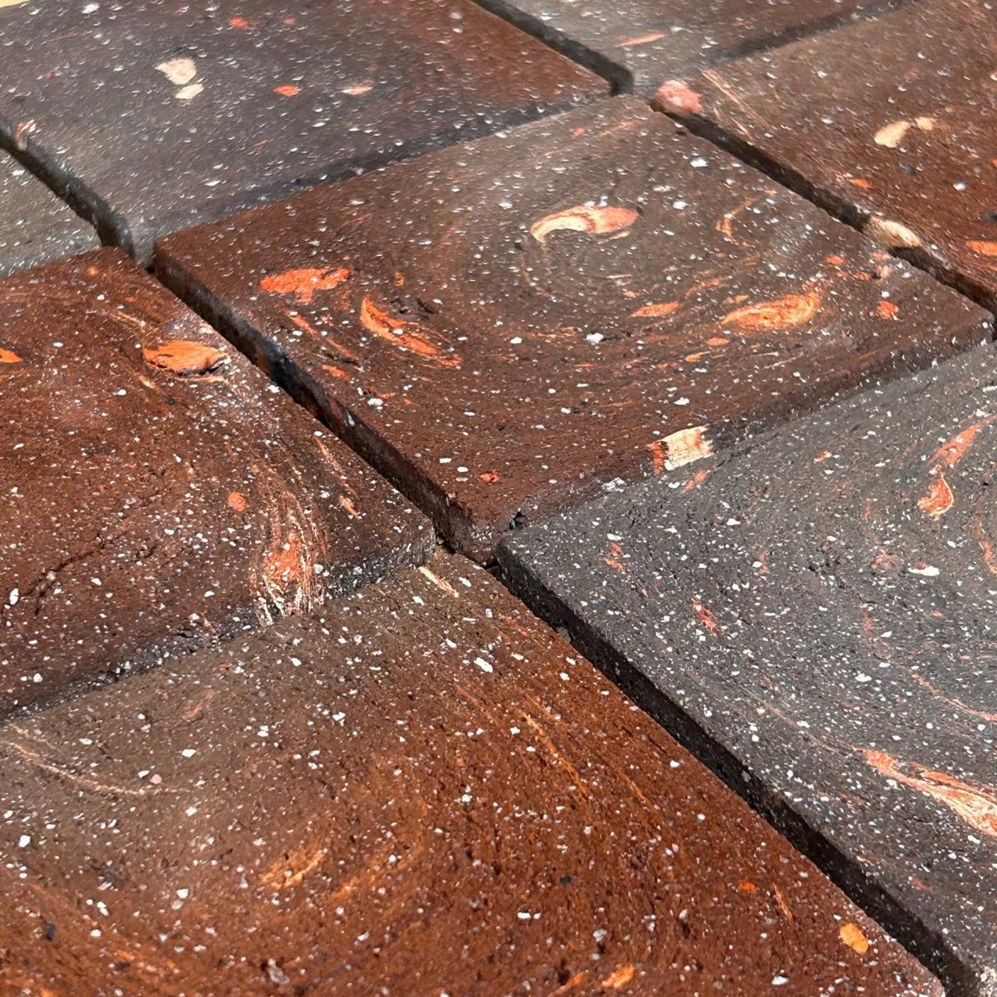 Bucolic Black Terracotta | Handmade | 10 x 10 cm