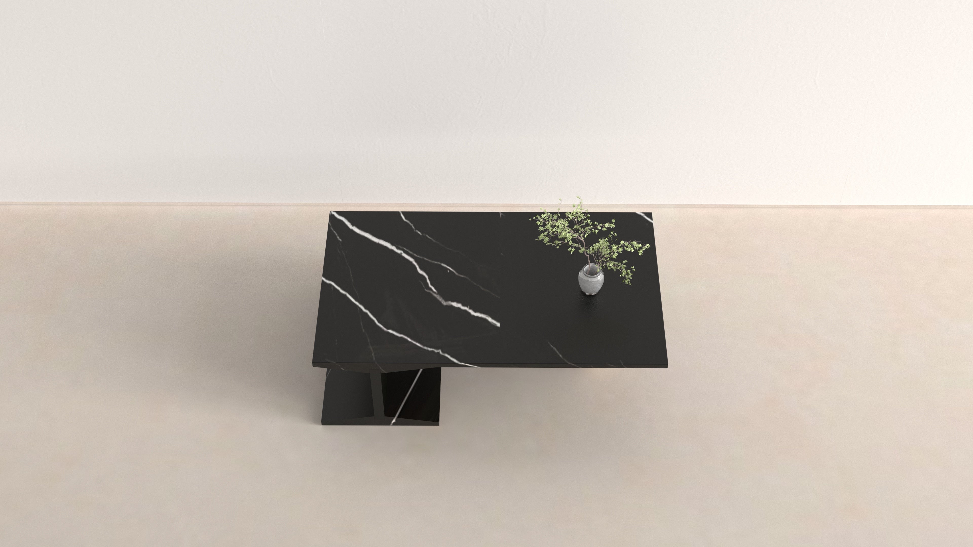 Nero Marquina Marble | Coffee Table | 100 x 60 x 30cm