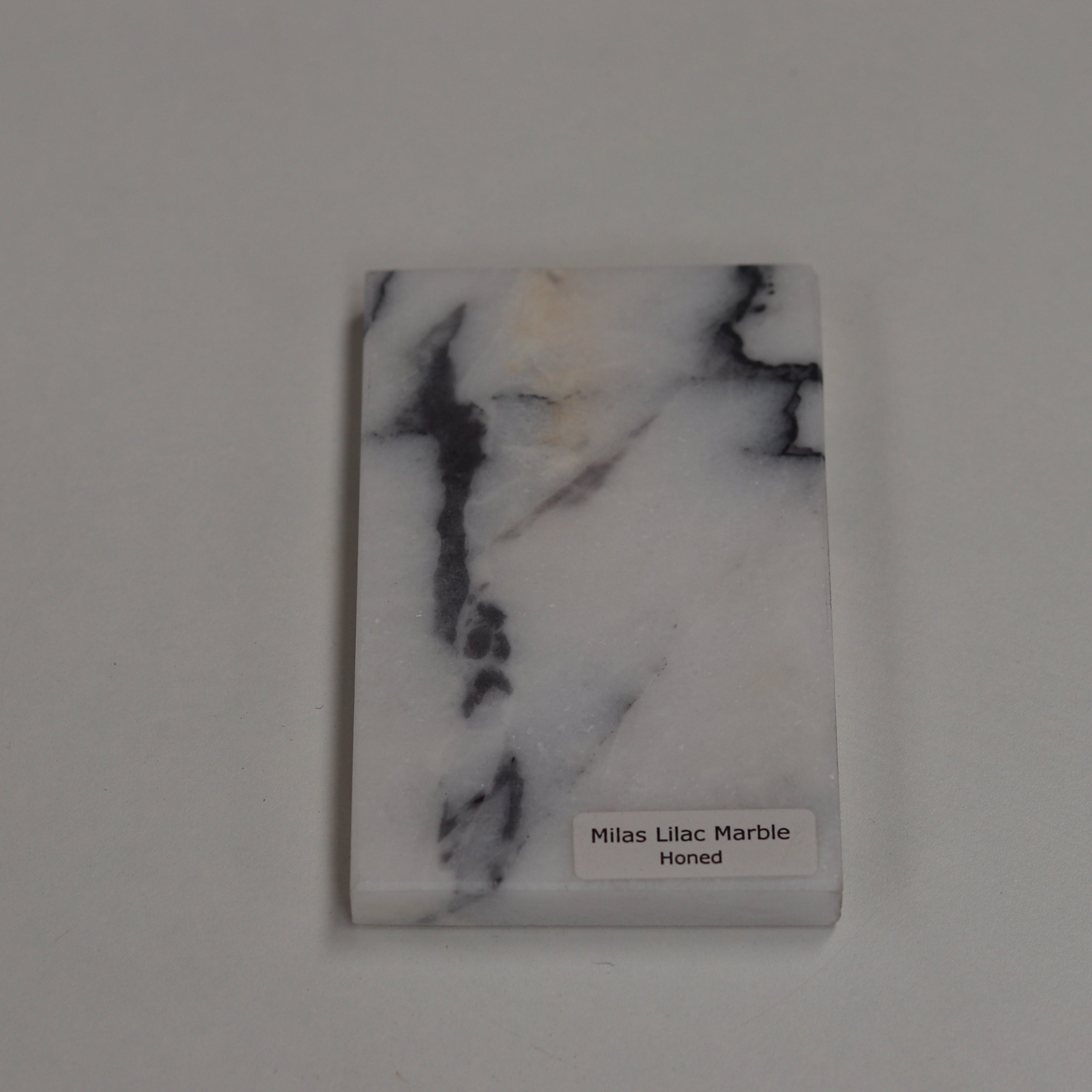 Honed Milas Lilac — soft matte texture with expressive lilac veining
