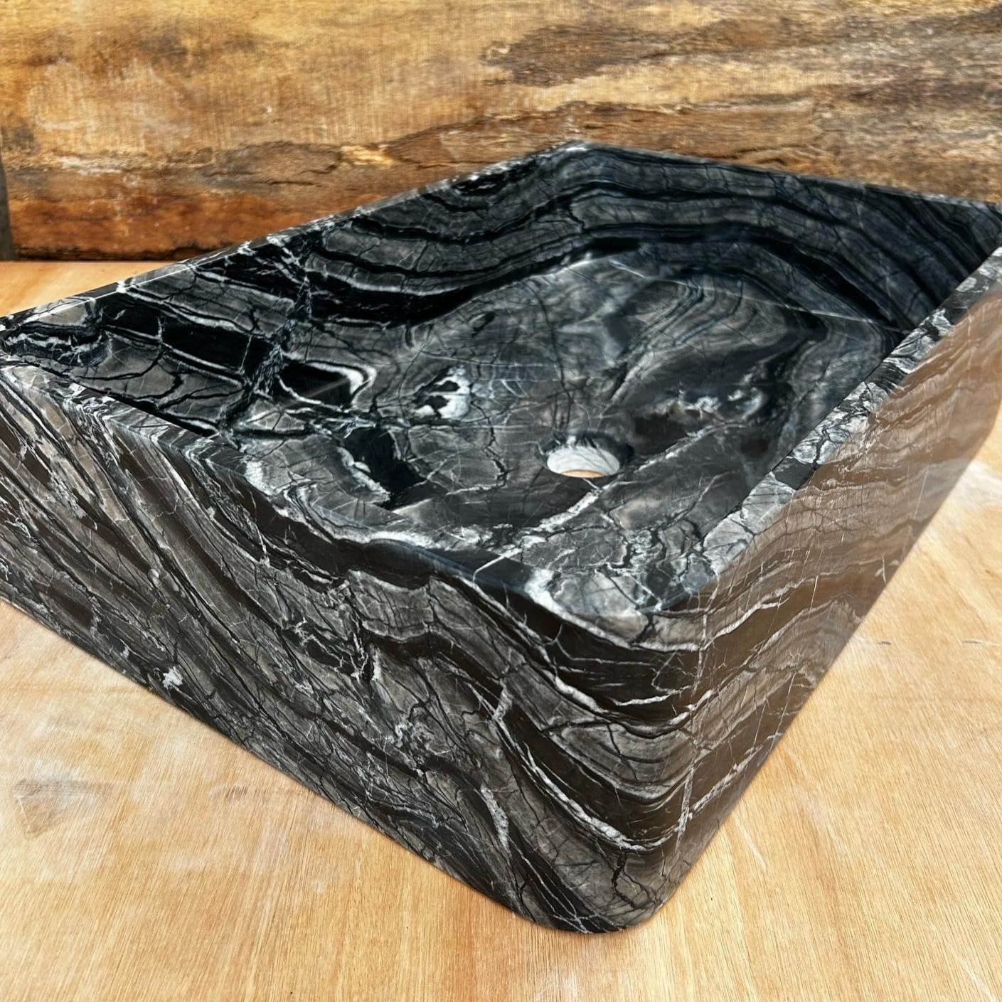 Luna Marble Basin | Countertop | 60x40x15cm
