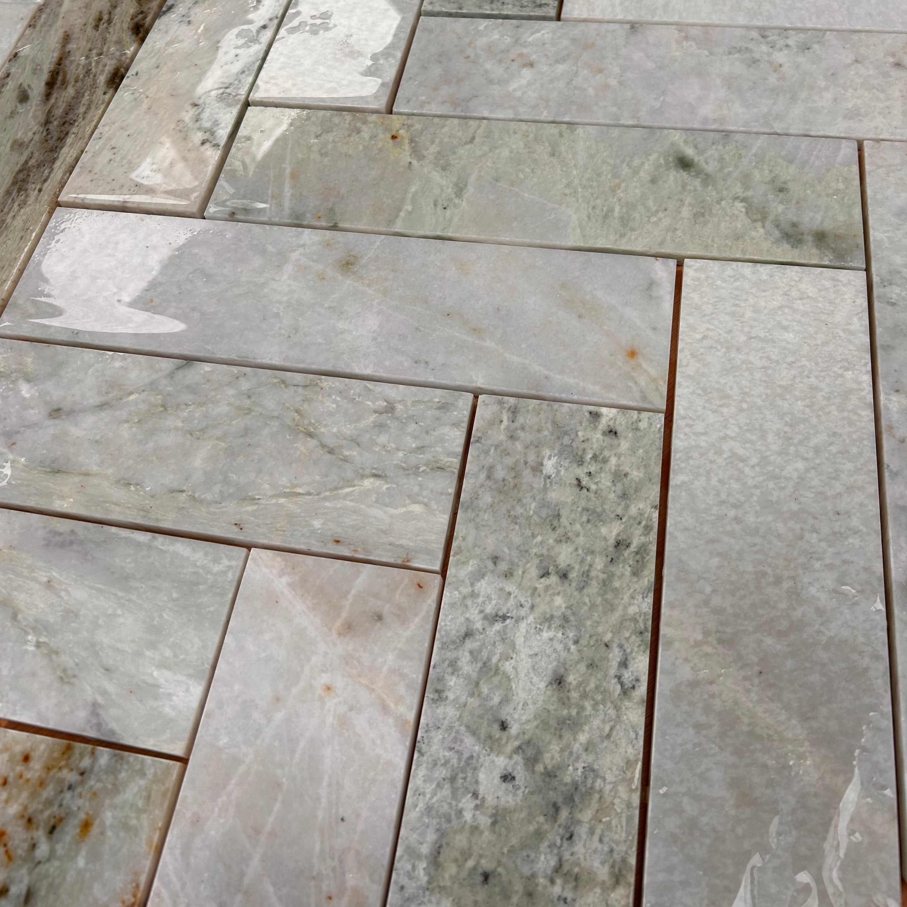 Celadon Jade Marble | Honed marble tile | High-end interior finishes