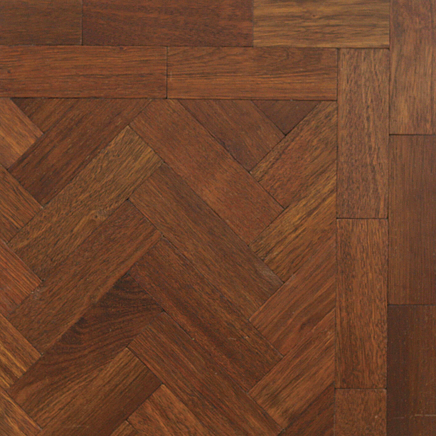 Solid Merbau Parquet | Unfinished | Herringbone