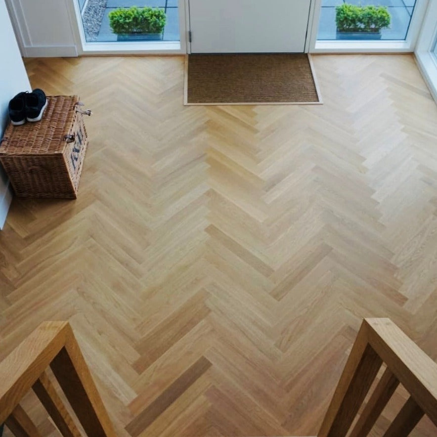 Engineered Prime Oak Parquet | Oiled by hand | www.naturallyofearth.co.uk