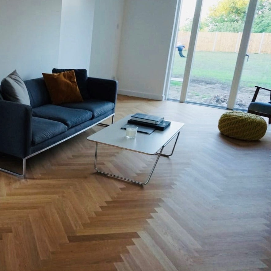 Engineered Prime Oak Parquet | Oiled by hand | www.naturallyofearth.co.uk