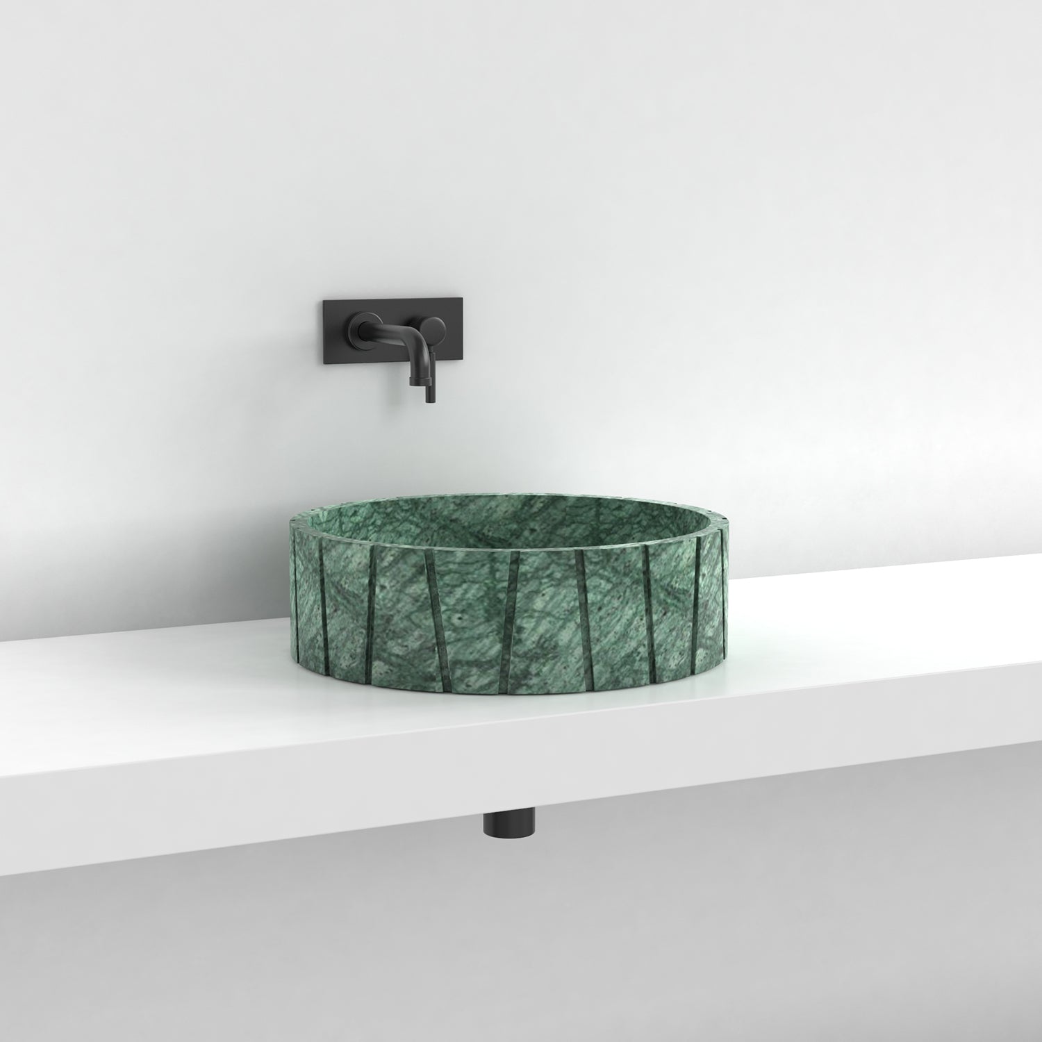 Emerald Green Marble | Countertop Washbasin | Durable Design