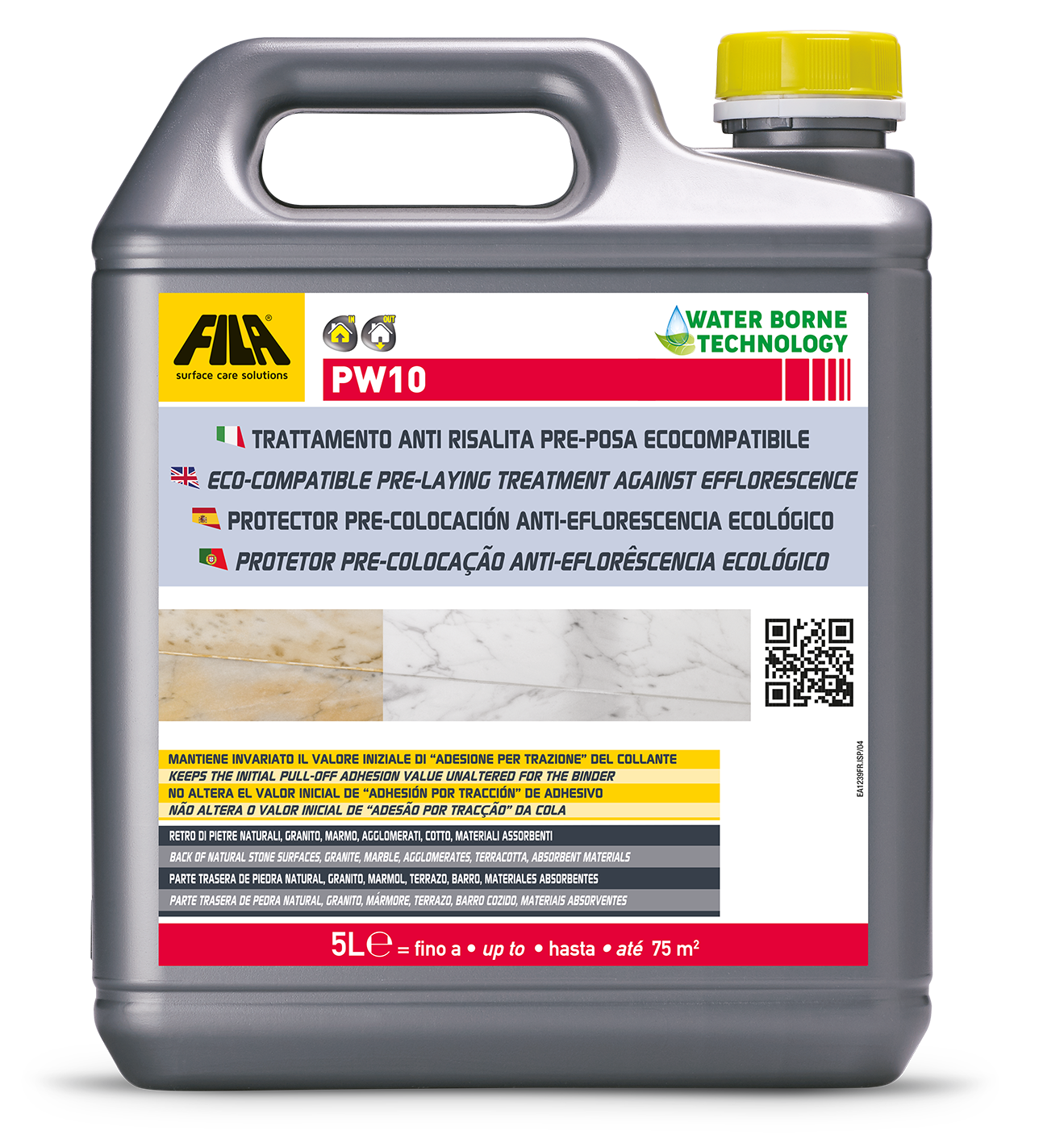 Fila PW10 | ECO-COMPATIBLE PRE-LAYING TREATMENT AGAINST EFFLORESCENCE | Shipping Option (B)