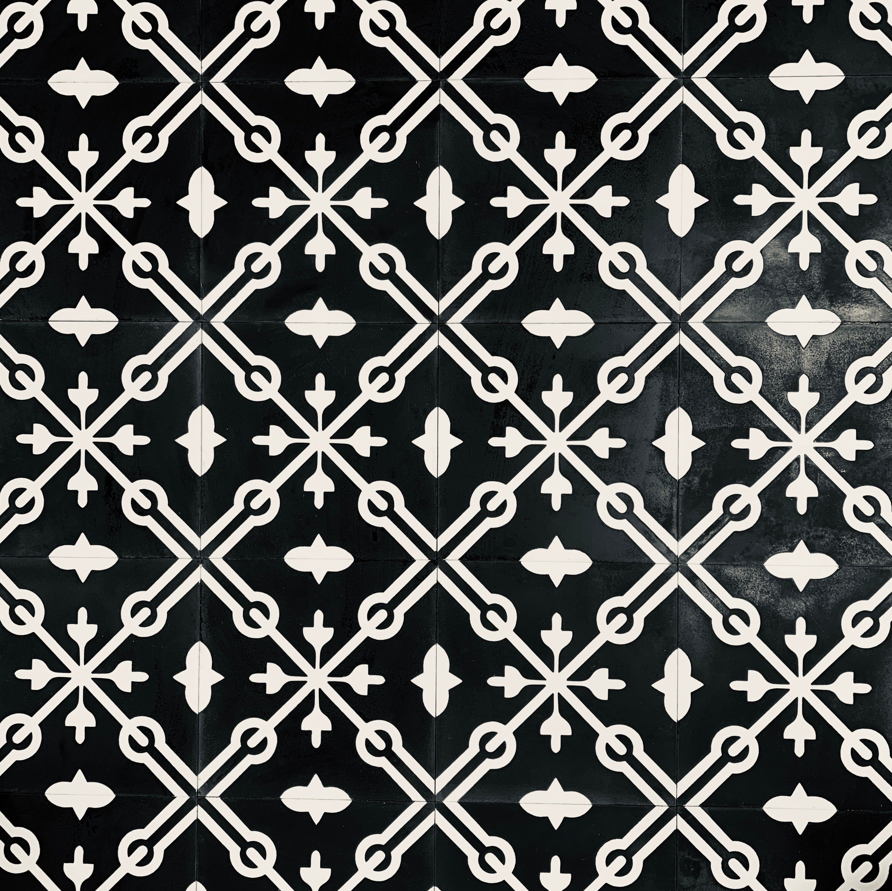 Encaustic Cement Tile Handmade Decorative Cement Tile for Bathrooms, Kitchens & Hallways