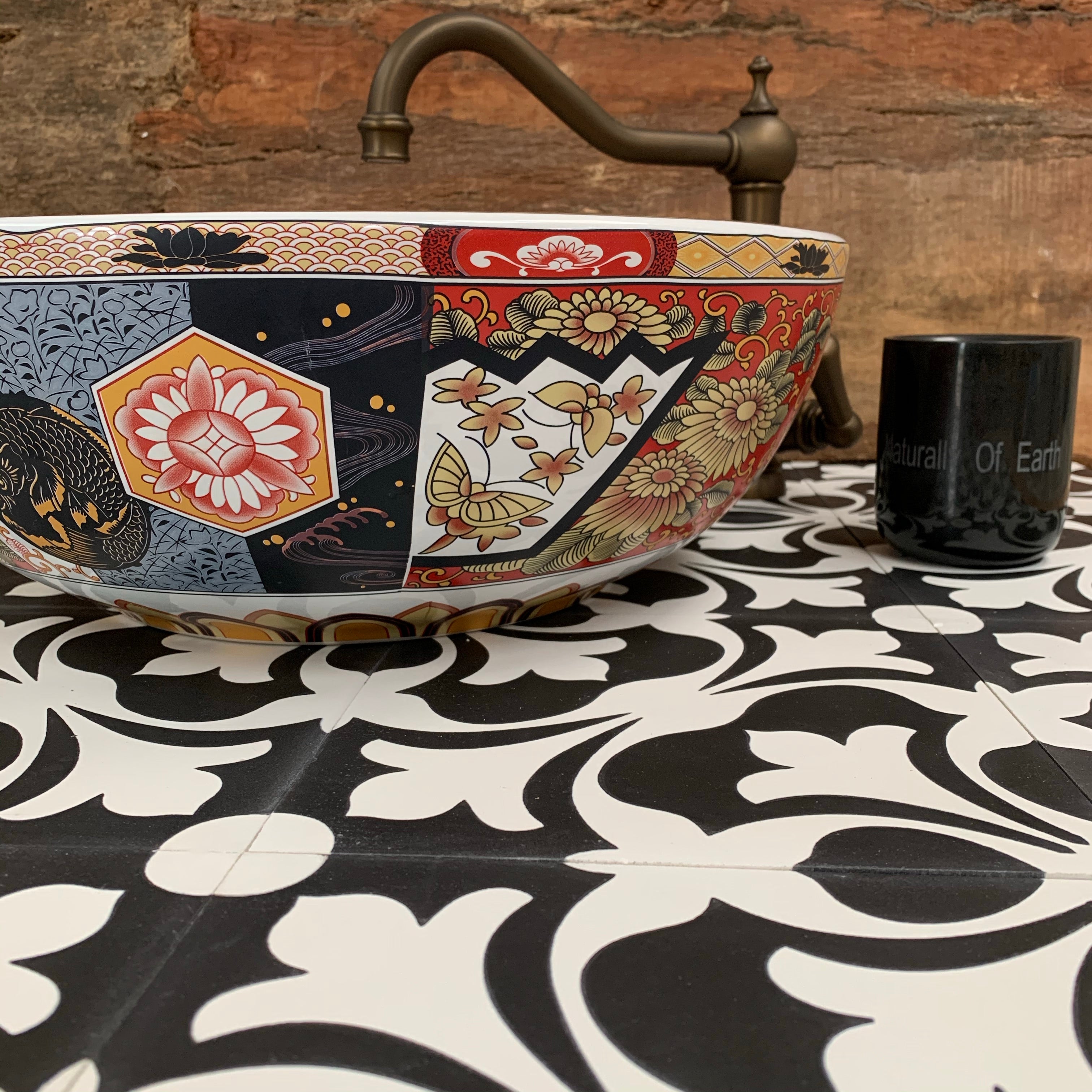 Donegal Porcelain Basin | Countertop | Naturally Of Earth Ltd
