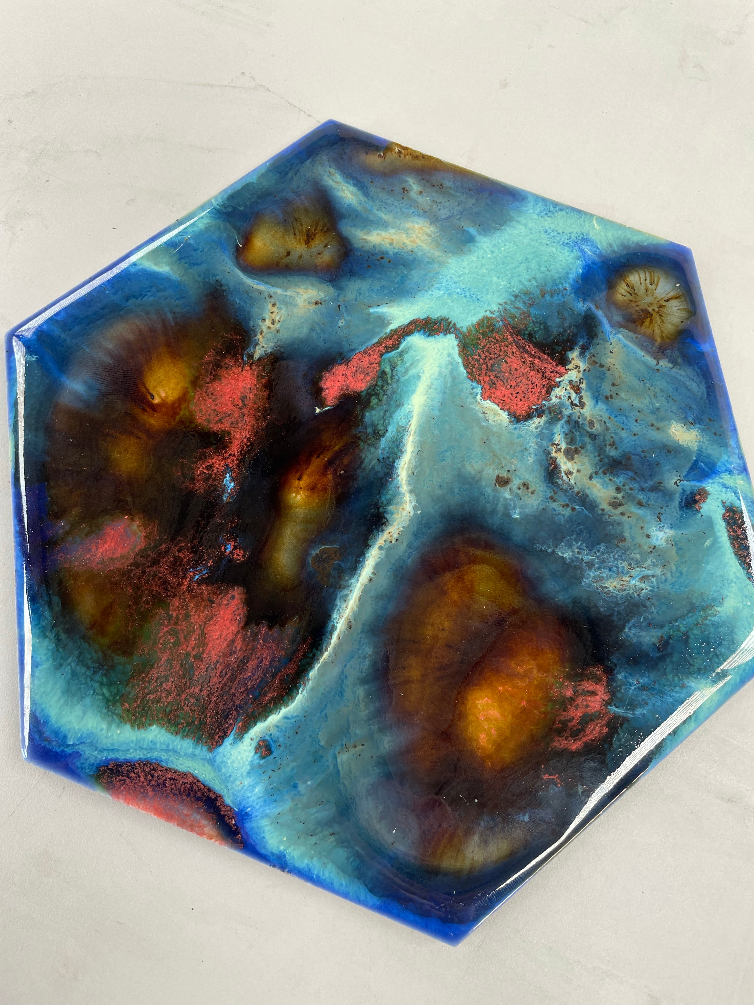 The Supernova | Hexagon Porcelain | Totally Unique design