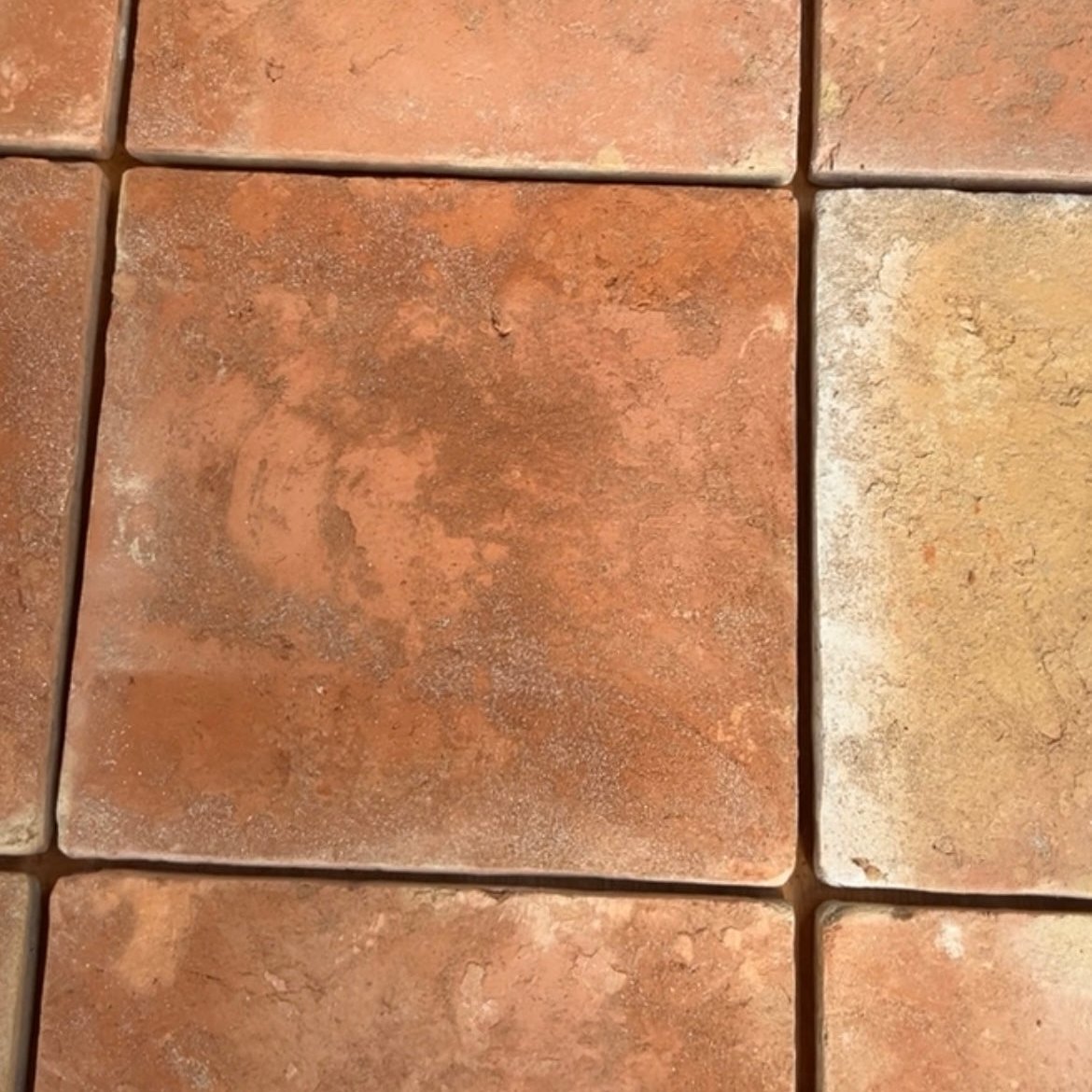 Natural Handmade Terracotta | Square 30 x 30cm | Country Cottage Chic