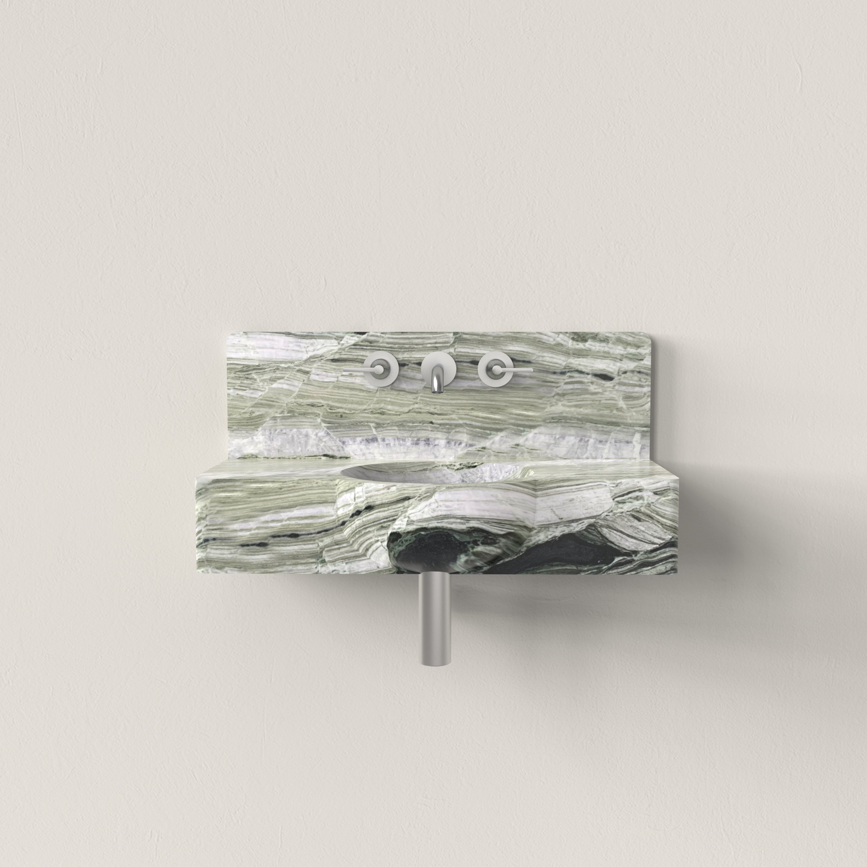 Jade Green Marble|Cloakroom Basin|Handcrafted