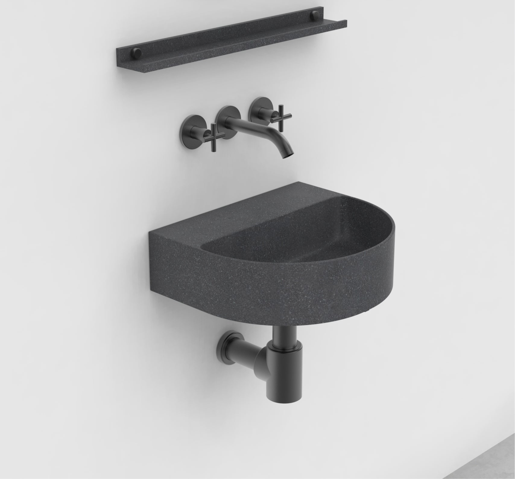 Stone Lavatory Basin | 36 x 30 x 11cm | Free Shipping Worldwide