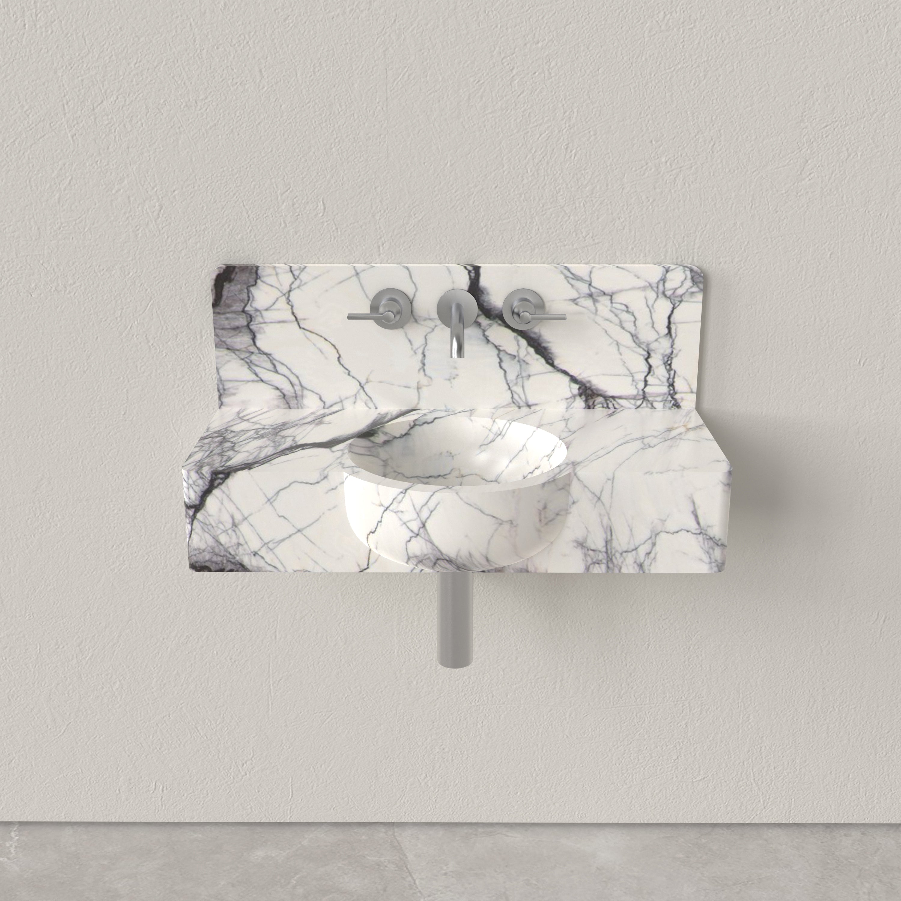 Milas Lilac Marble|Cloakroom Basin|Handcrafted
