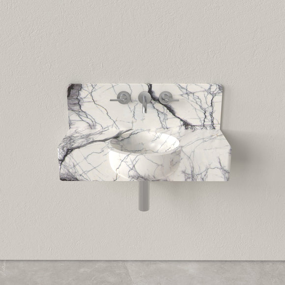 Milas Lilac Marble|Cloakroom Basin|Handcrafted