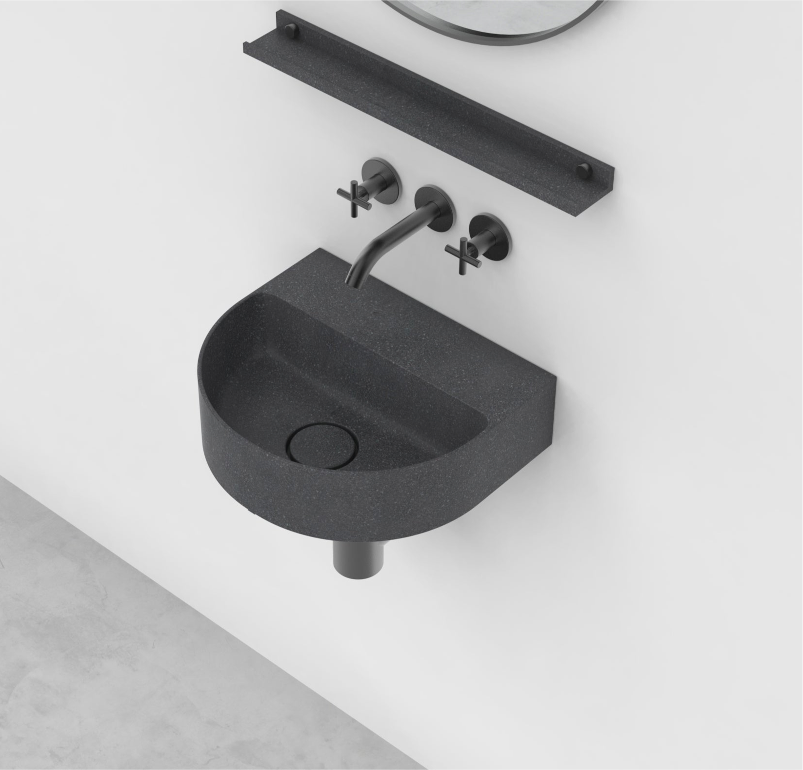 Stone Lavatory Basin | 36 x 30 x 11cm | Free Shipping Worldwide