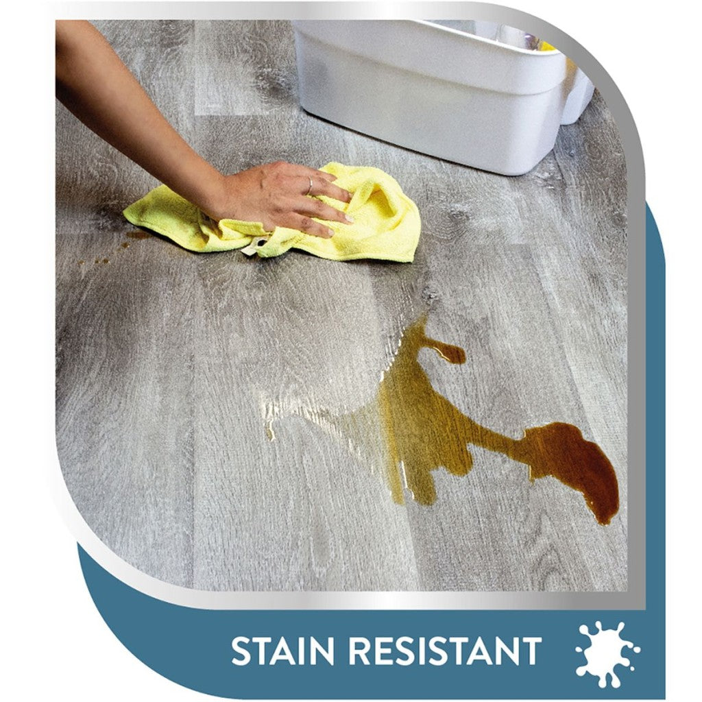 Herringbone | Kraus Harpsden Grey | LVT with Built In Underlay