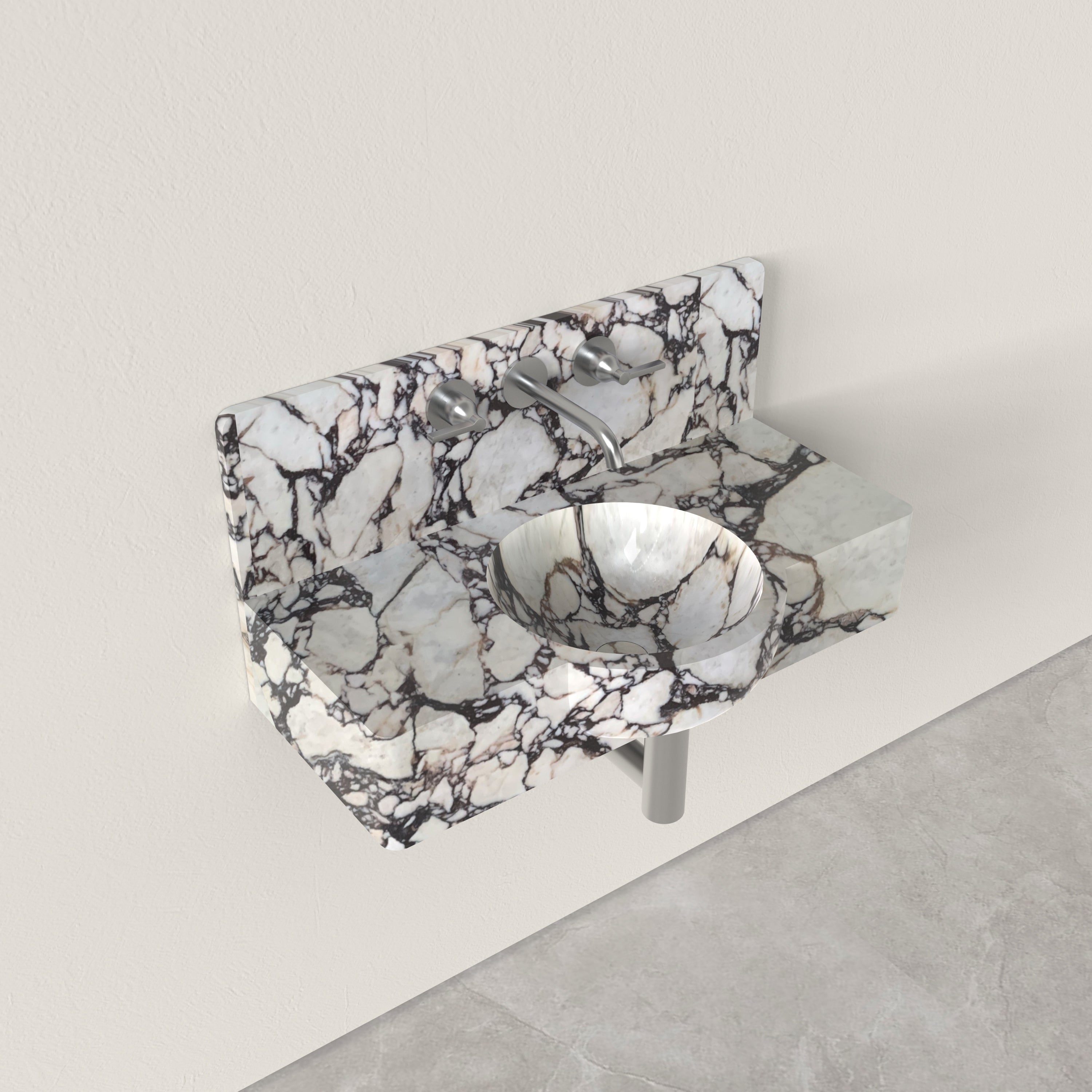 Calacatta Viola|Cloakroom Basin|Luxury Marble