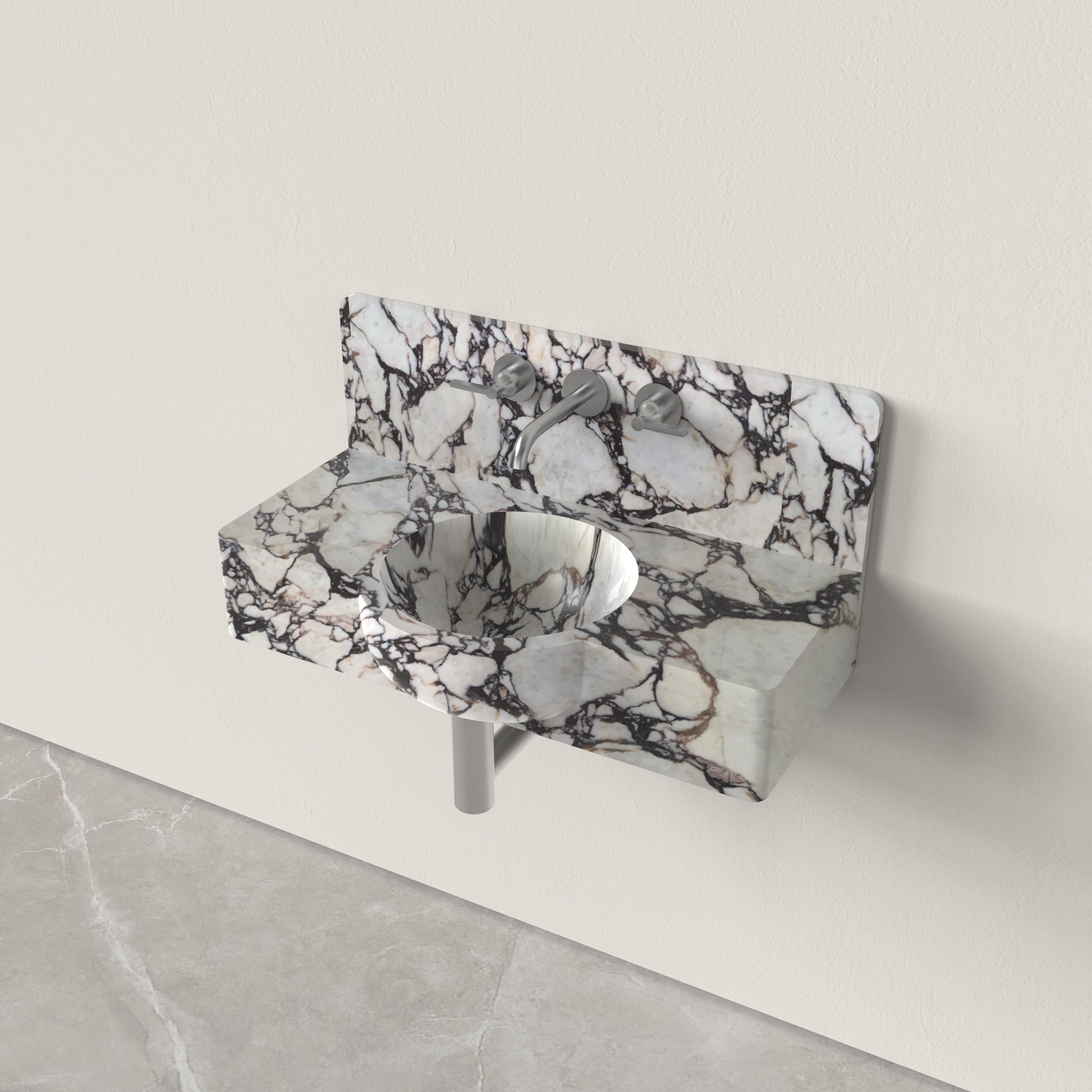 Calacatta Viola|Cloakroom Basin|Luxury Marble