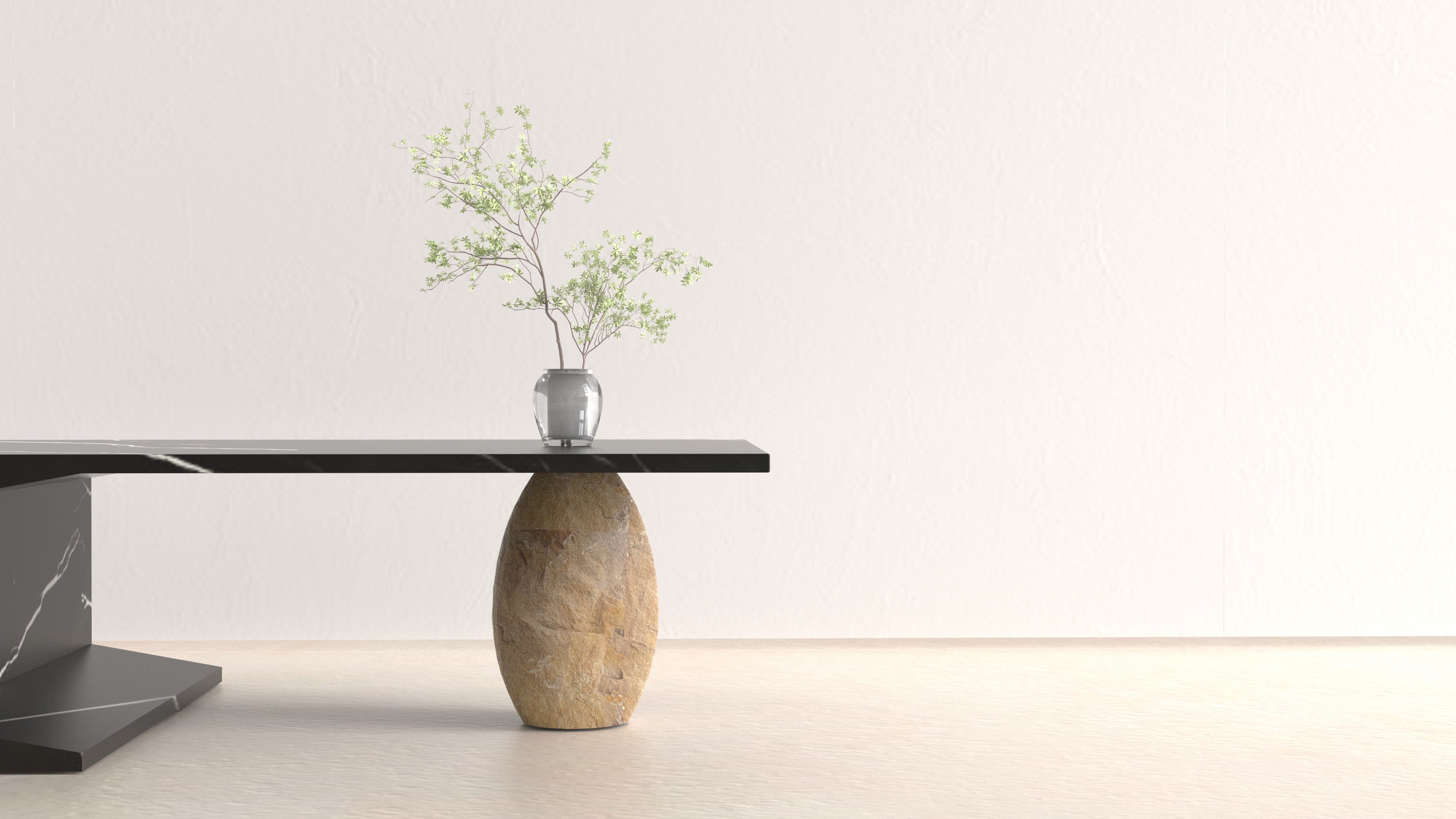Nero Marquina Marble | Coffee Table | 100 x 60 x 30cm