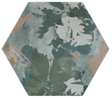 Woodland Glade Melange Green | Hexagon Porcelain | Walls & Floors