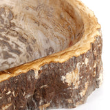 PETRIFIED WOOD | Countertop Basin | www.naturallyofearth.co.uk