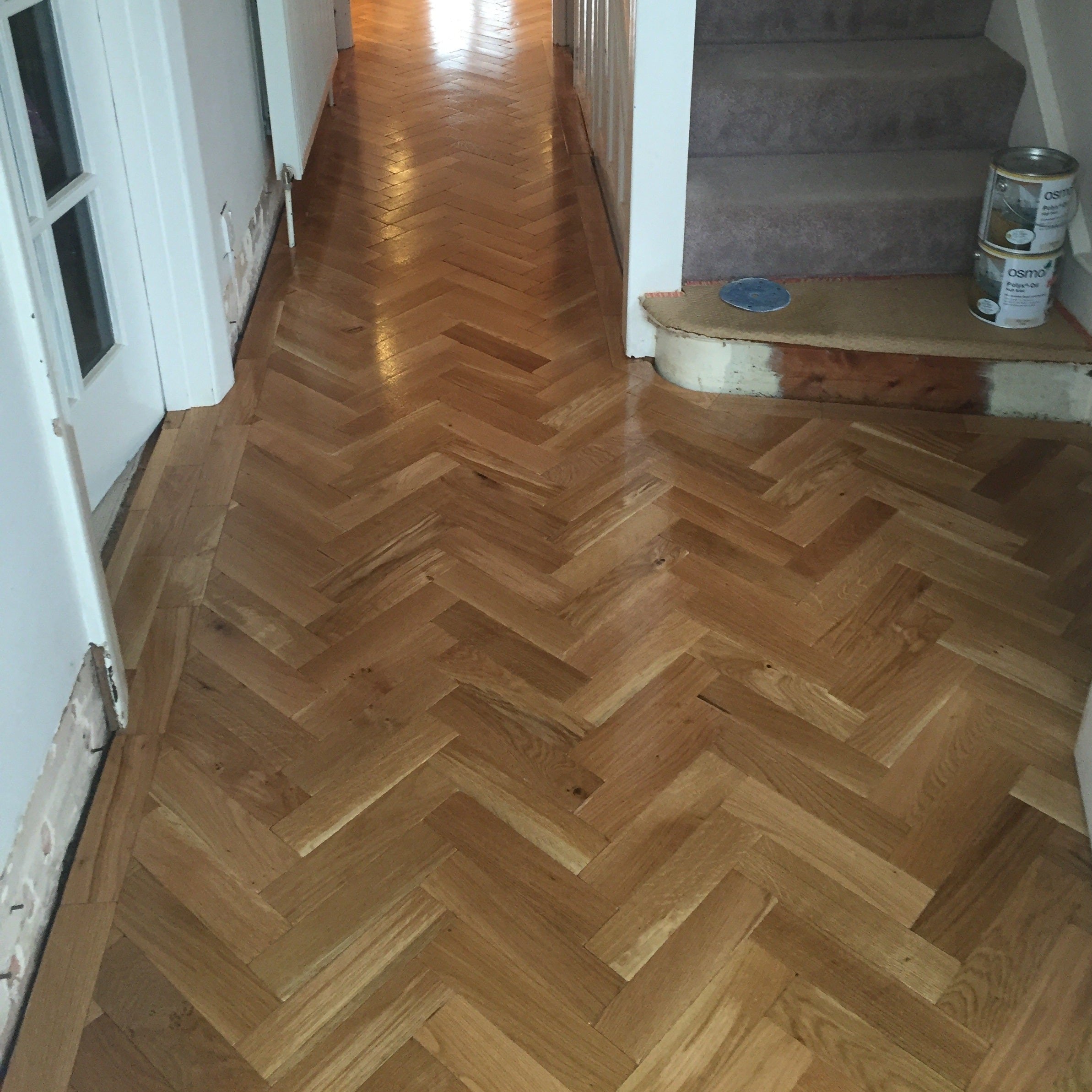 Solid Oak Parquet | Tumbled | Bedlington Range