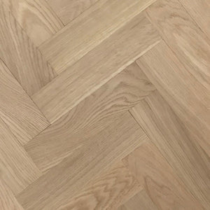 Solid Oak Parquet | Unfinished | Herringbone