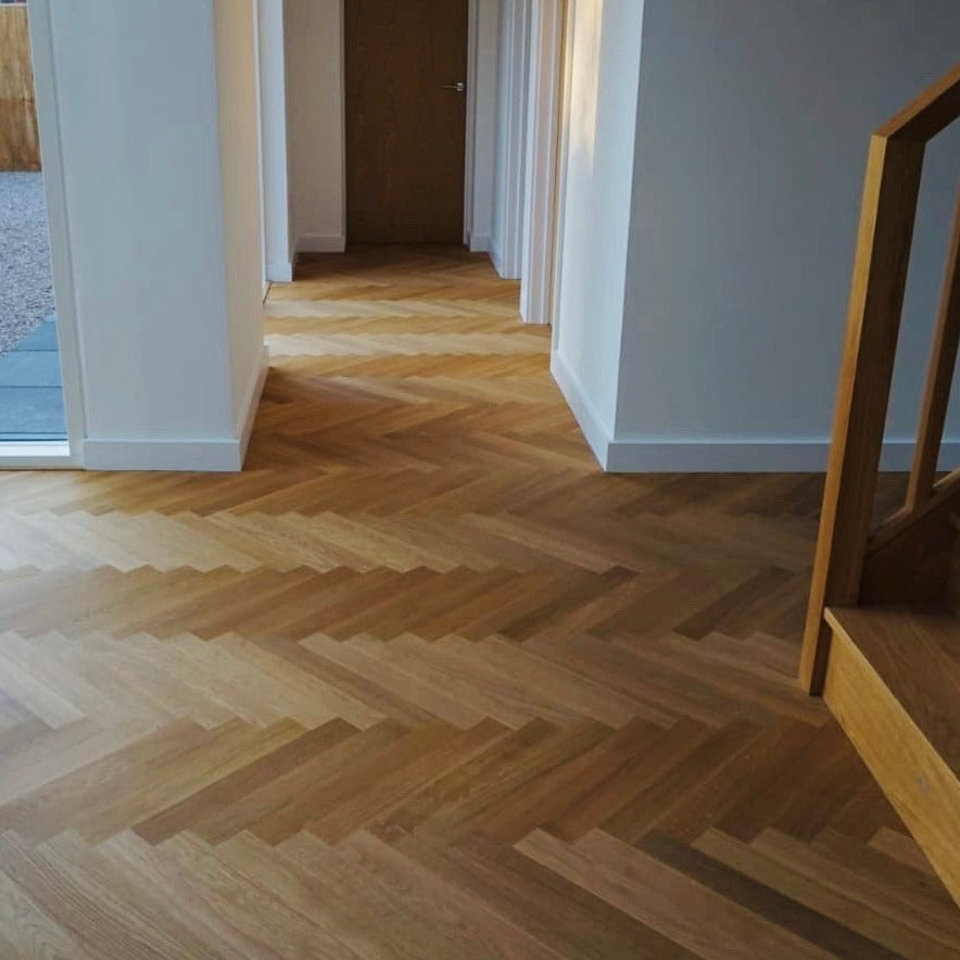 Engineered Prime Oak Parquet | Oiled by hand | www.naturallyofearth.co.uk