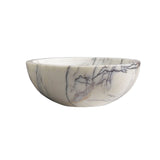 Calacatta Viola Polished Marble Pluto Round Basin