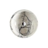 Calacatta Viola Polished Marble Pluto Round Basin