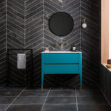 Fusion Black Matt Porcelain Floor Wall Tiles