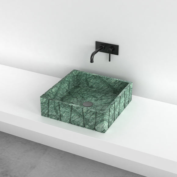 Emerald Green Marble | Countertop Washbasin | Durable Design