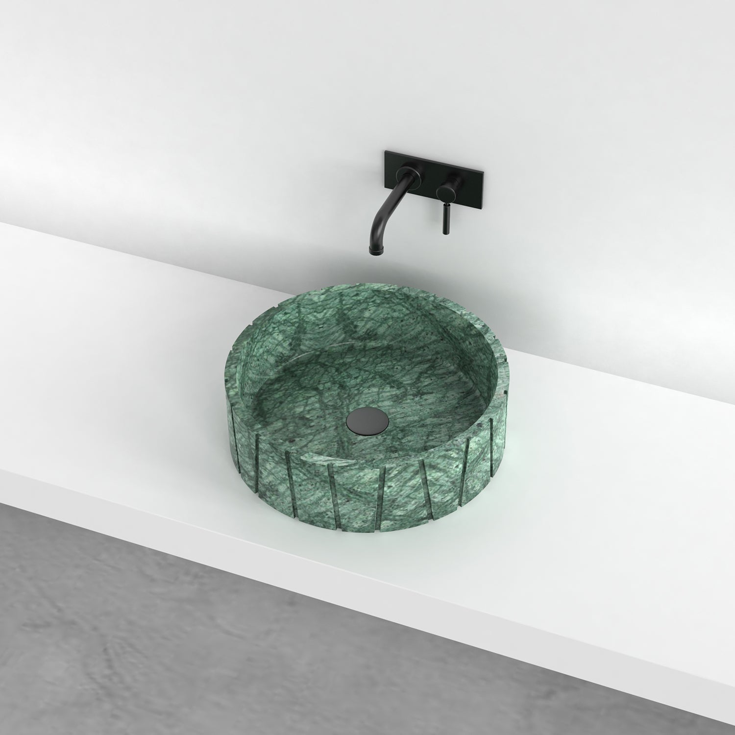 Emerald Green Marble | Countertop Washbasin | Durable Design