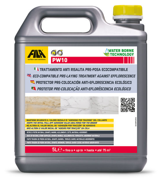 Fila PW10 | ECO-COMPATIBLE PRE-LAYING TREATMENT AGAINST EFFLORESCENCE | Shipping Option (B)