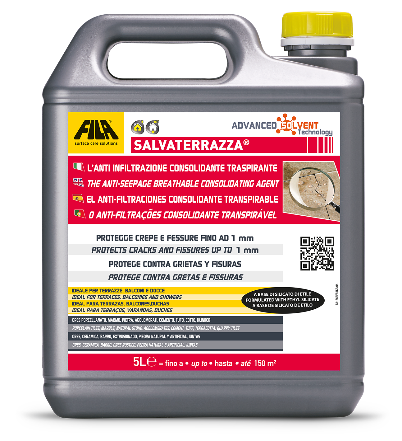 Fila SALVATERRAZZA, Waterproofing Water-repellent  Outdoor Areas | Shipping Option (B)