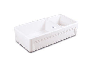 EGERTON SINK – White – Double Bowl