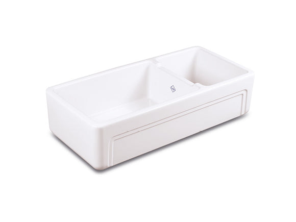 EGERTON SINK – White – Double Bowl