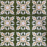 Encaustic Cement Tile | Kerry Green | Handmade