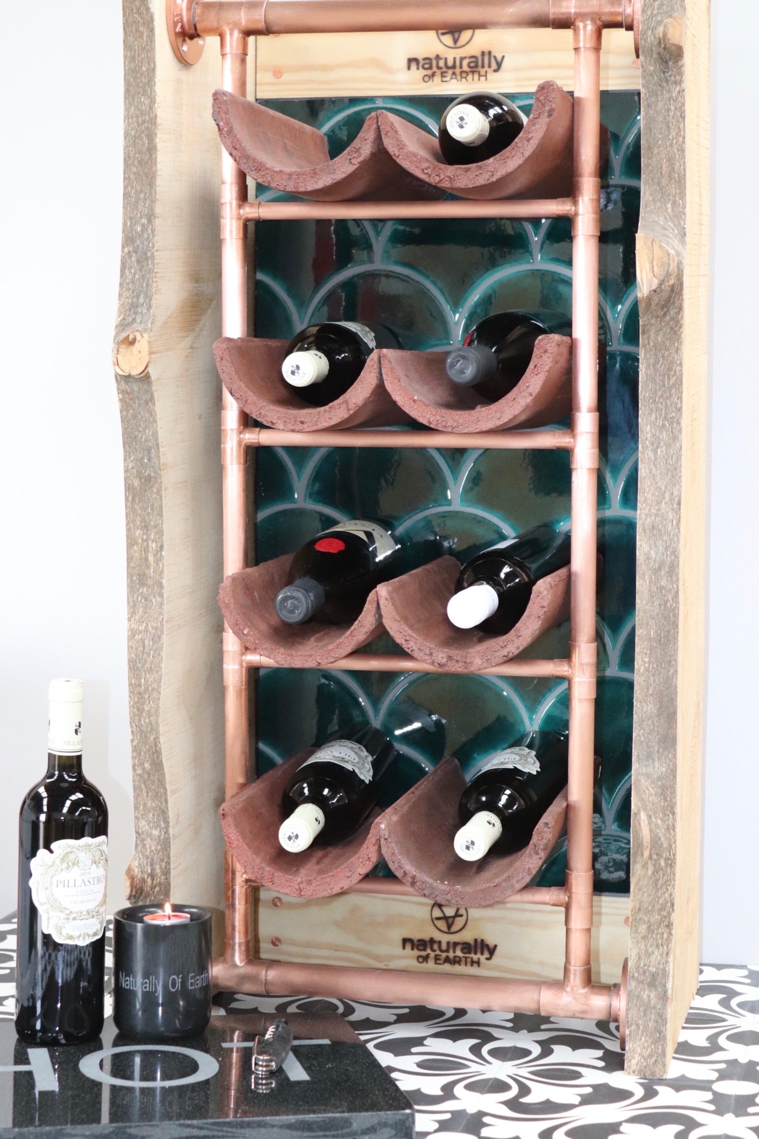 Handmade Wine Rack (8 bottle)