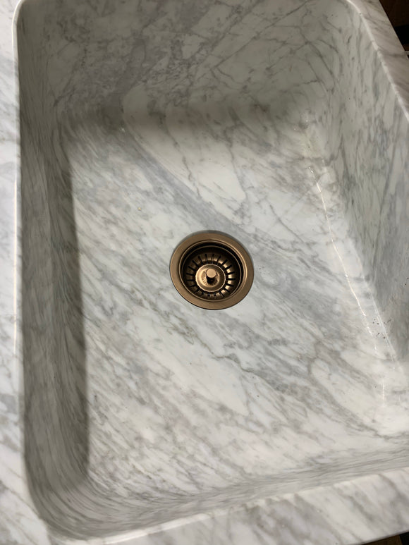 Single sized Butler sink | Tuscan Carrara | Handcrafted