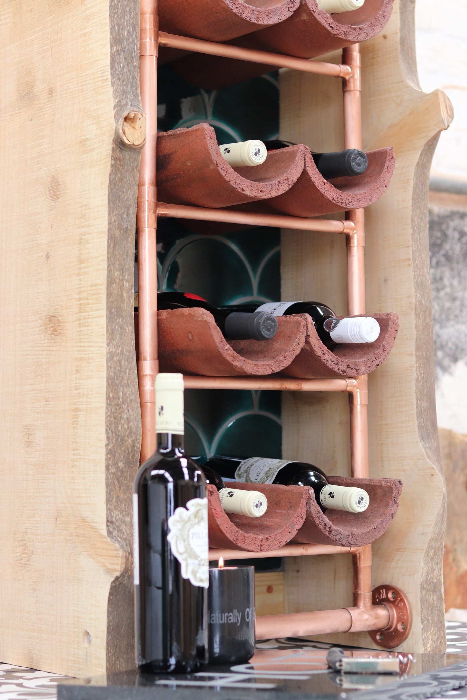 Handmade Wine Rack (8 bottle)