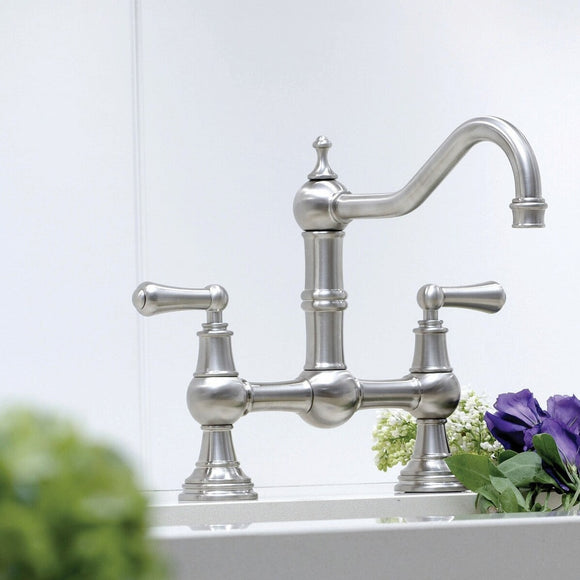 Perrin & Rowe Provence Sink Mixer with Lever Handles